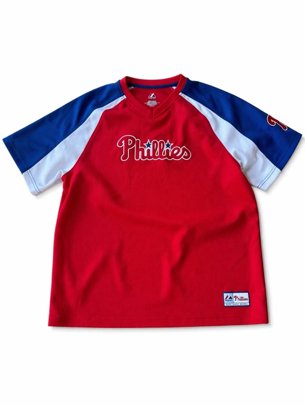 Majestic Philadelphia Phillies Jersey Men’s XL MLB Baseball Shirt Vintage